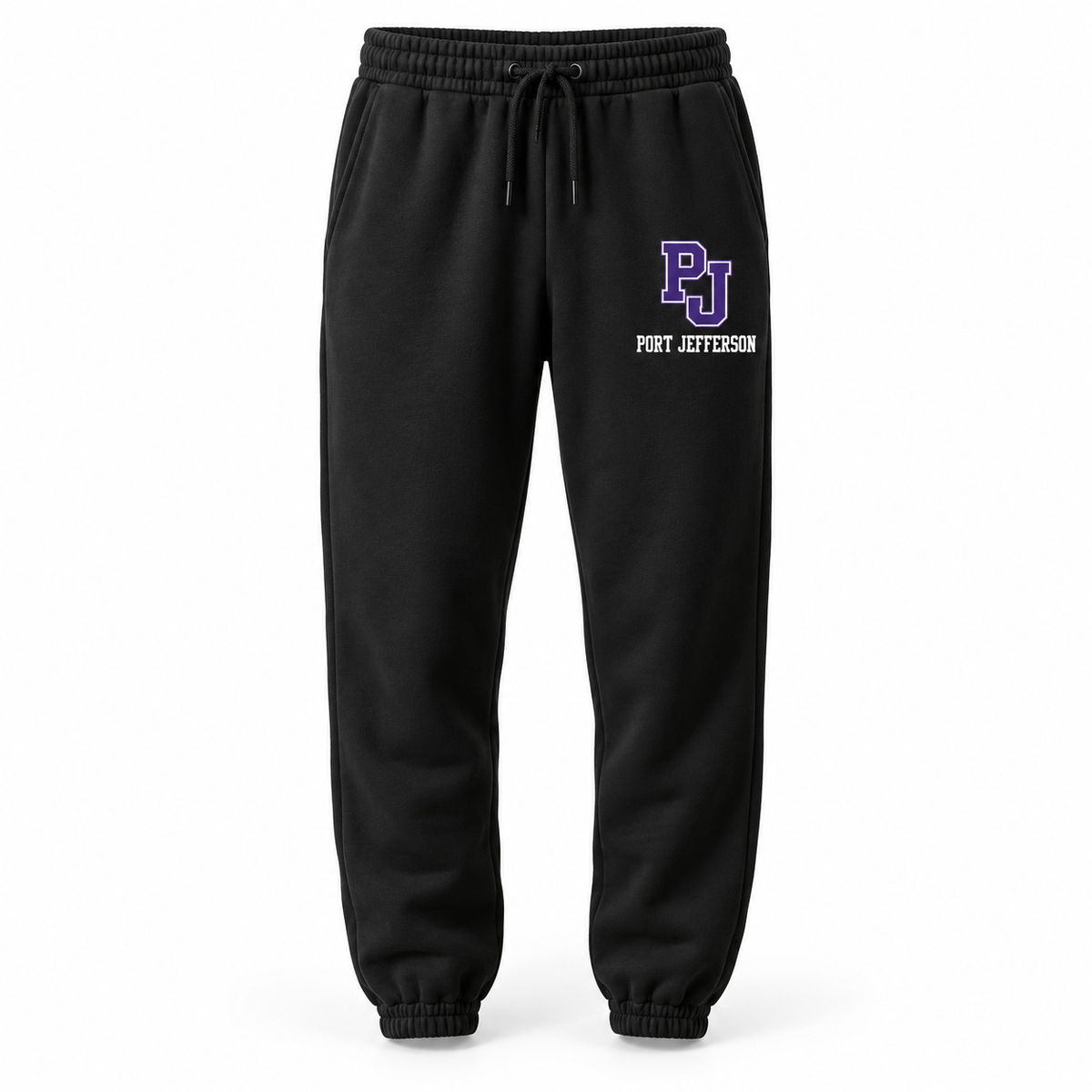 Port Jefferson Youth PJ Fleece Joggers - Black