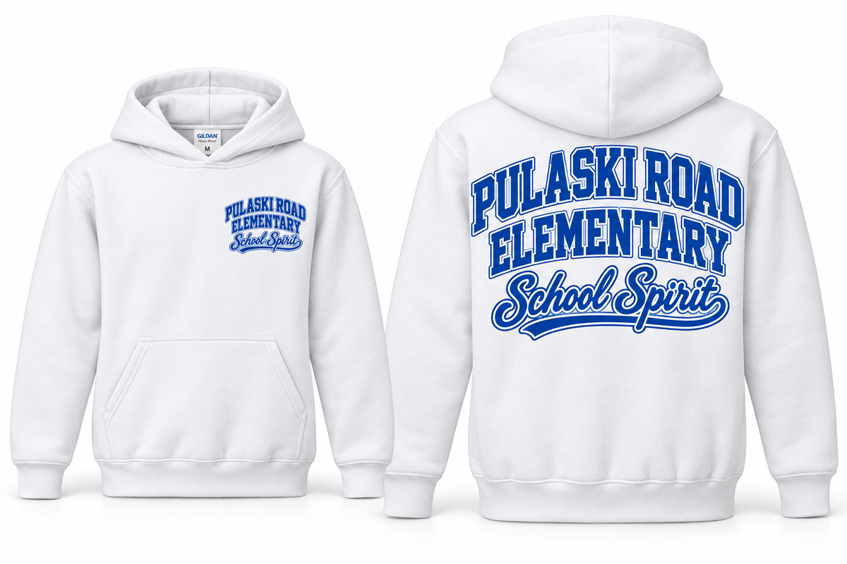 Pulaski Road Elementary School Spirit Youth Pullover Hoodie
