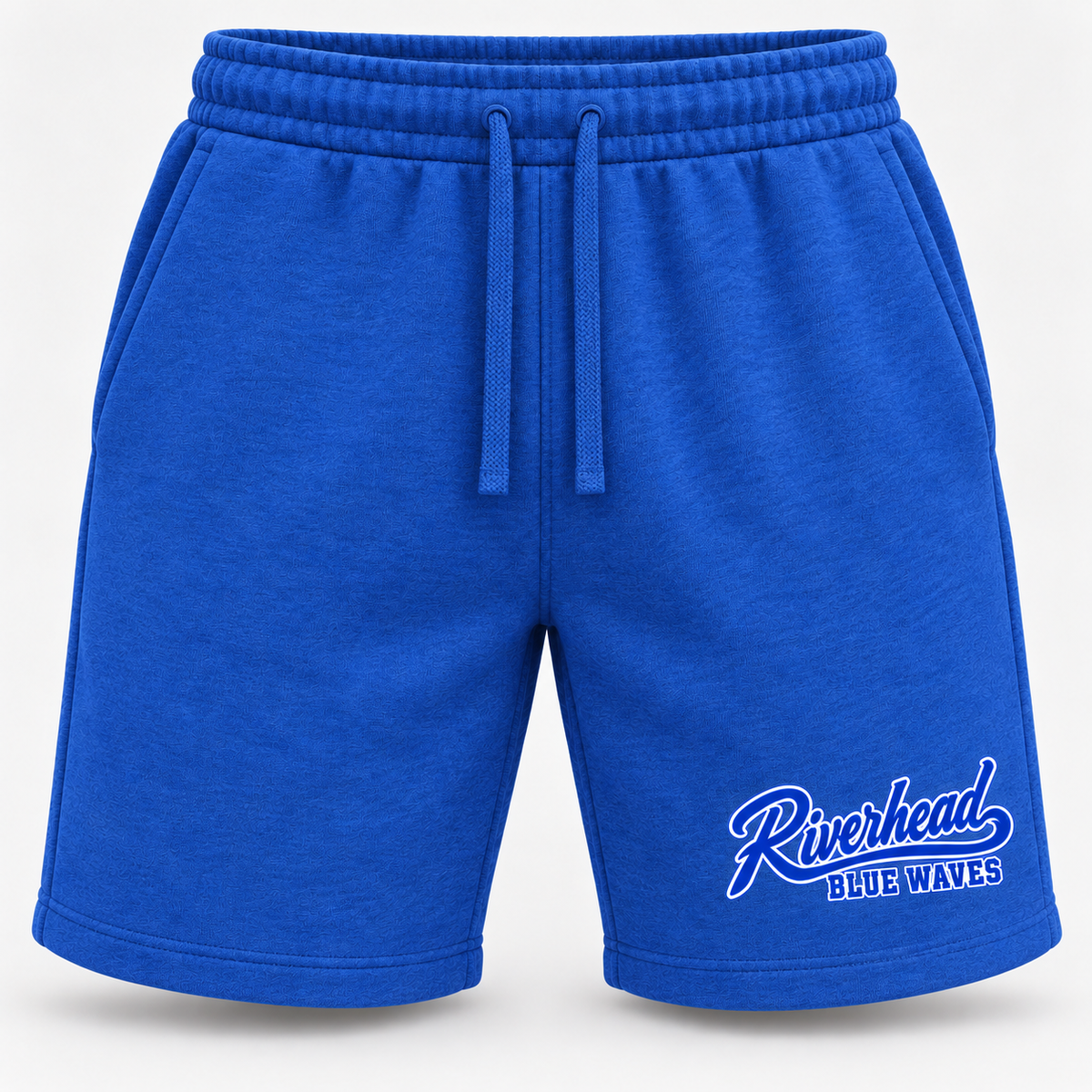 Riverhead Blue Waves baseball script short-Royal