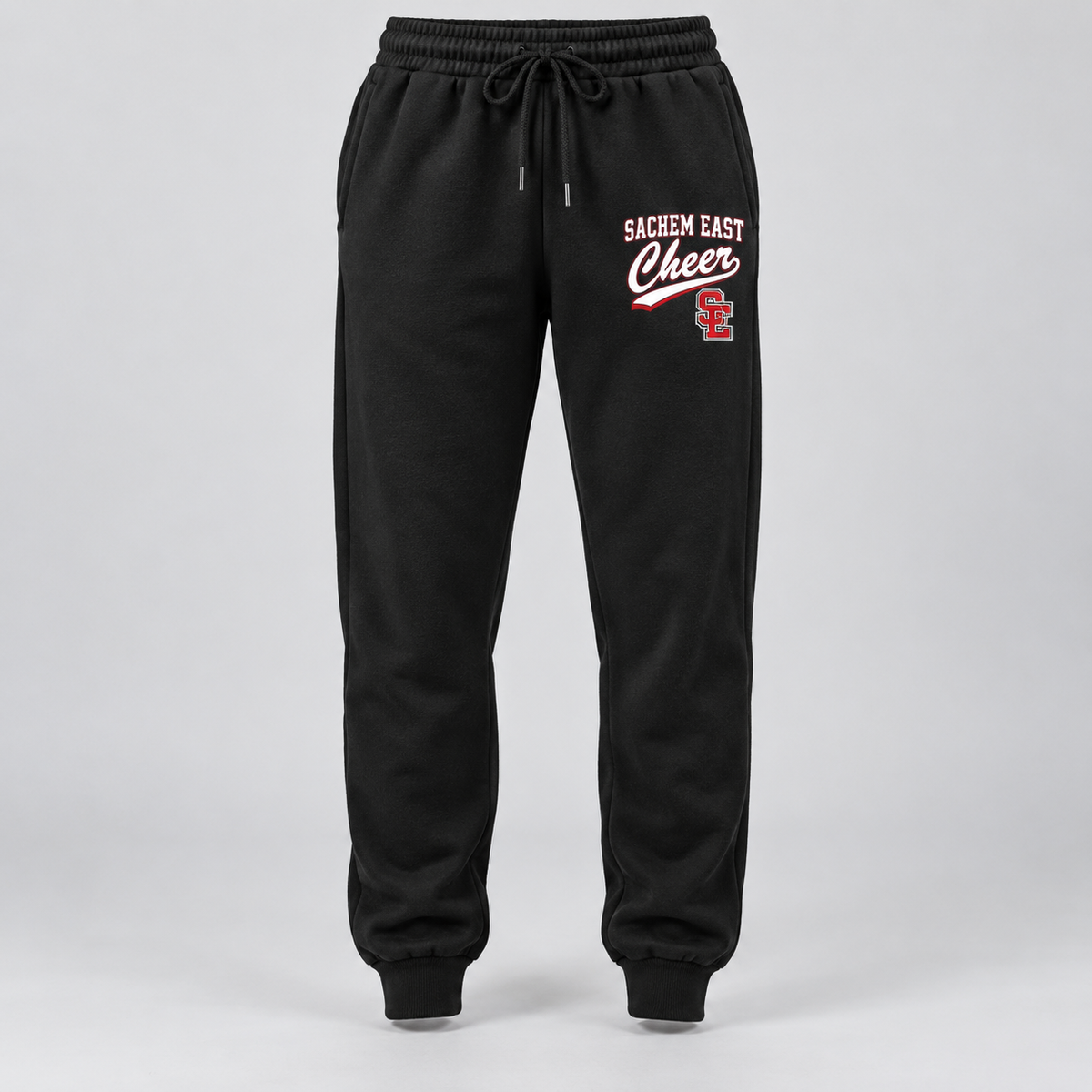 Sachem East Cheer Campus Script Fleece Joggers product mockup