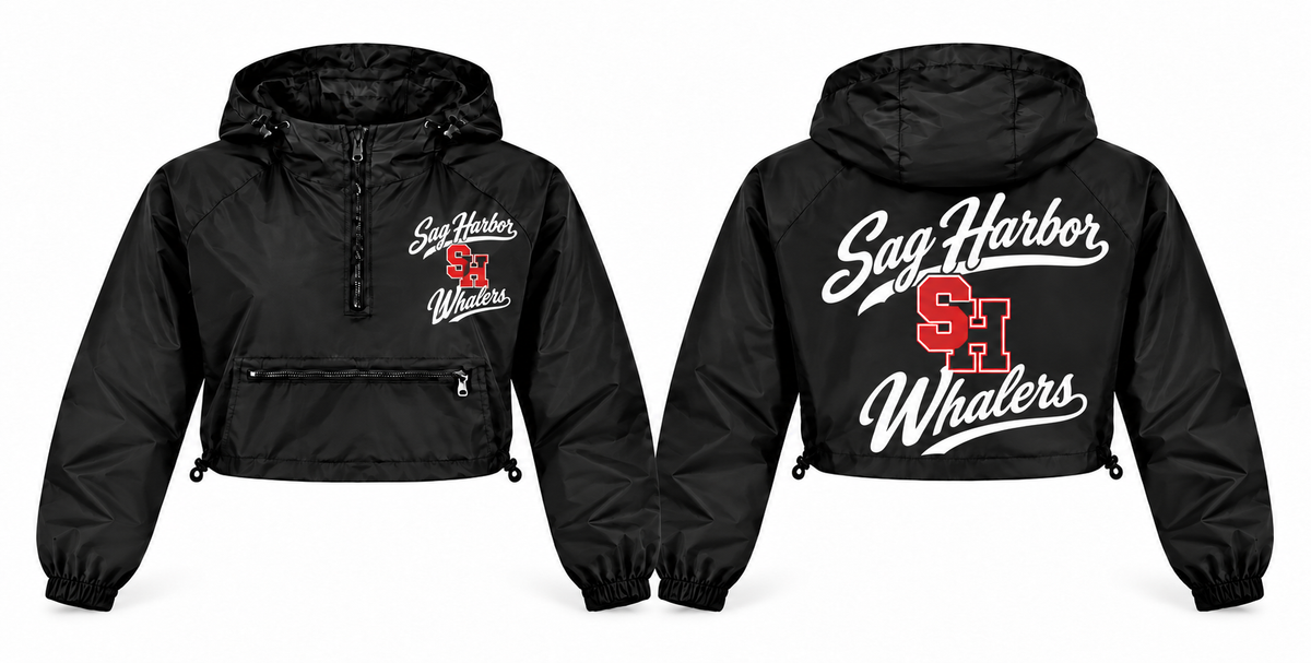 Sag Harbor Whalers windbreaker front and back