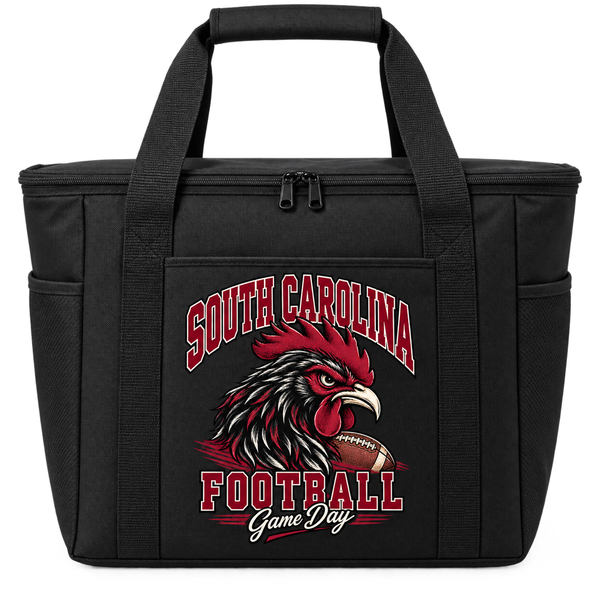 South Carolina Mascot Insulated Cooler Tote — Black
