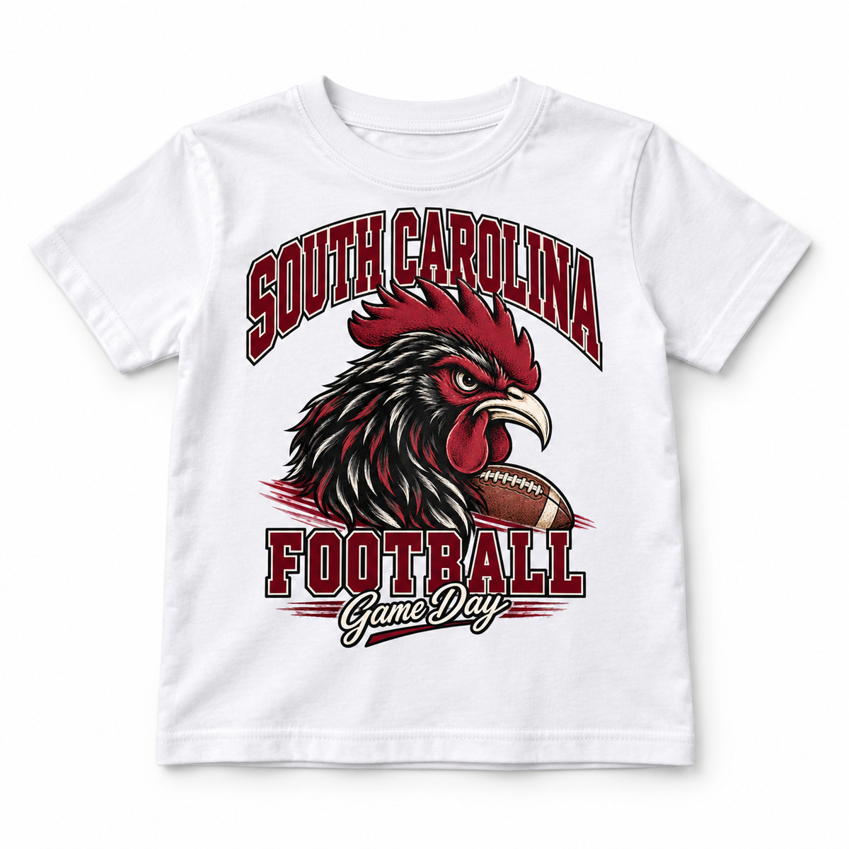 South Carolina Youth Mascot Game Day T-Shirt in White
