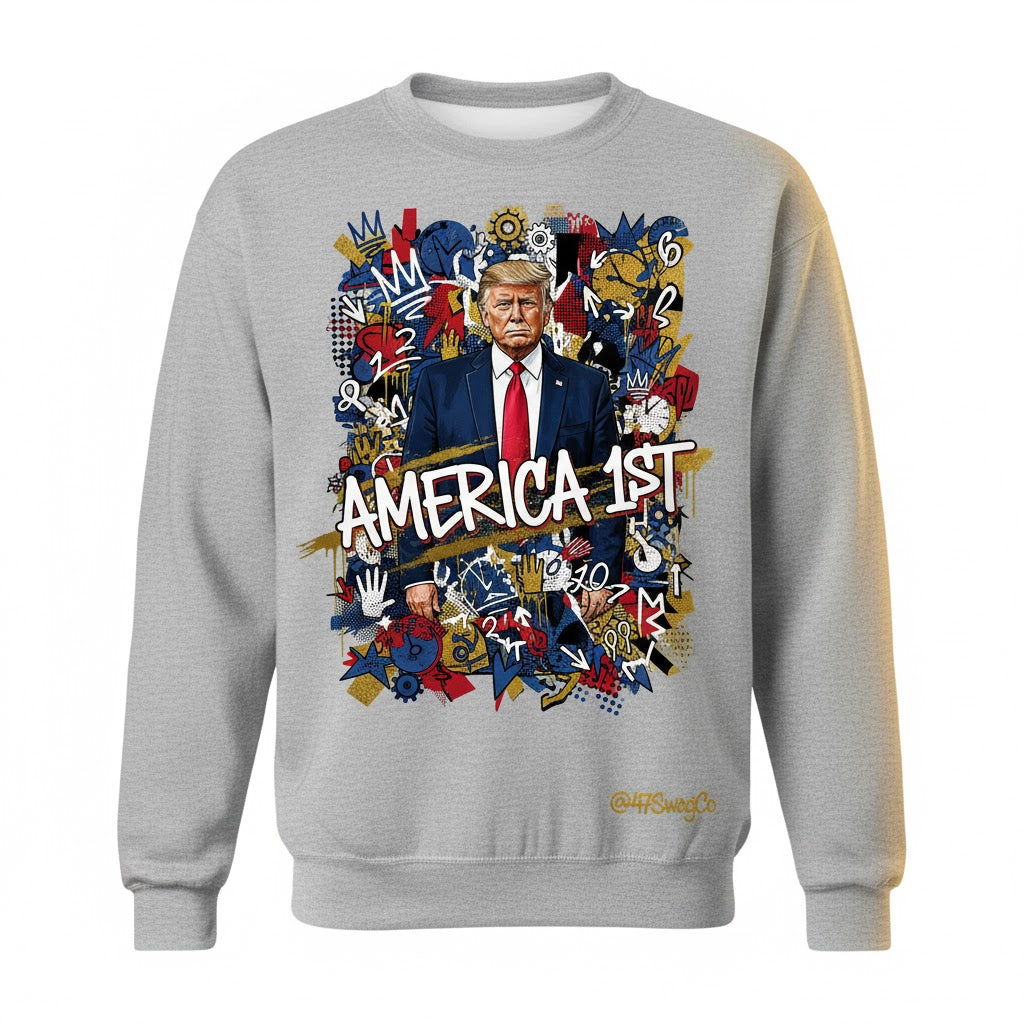 America 1st Crewneck Sweatshirt