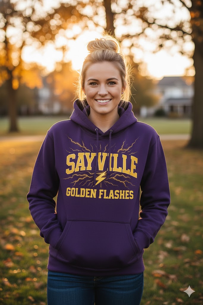 Sayville Golden Flashes Power Surge Hoodie ⚡