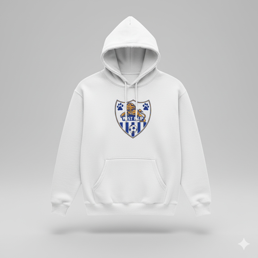 West Islip Lions White Hoodie