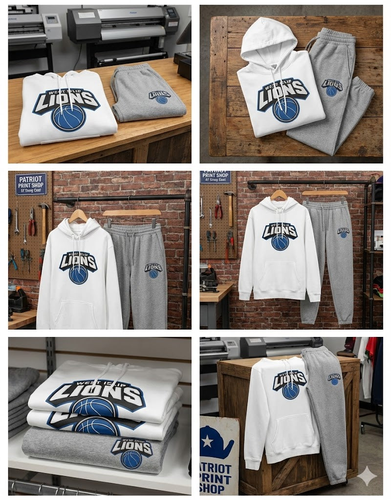 West Islip Lions Basketball Premium Jogger Set