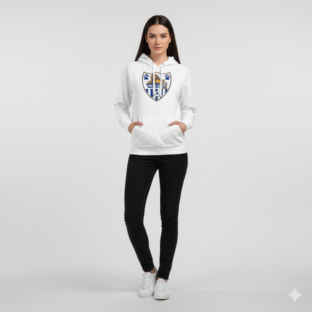 West Islip Lions White Hoodie