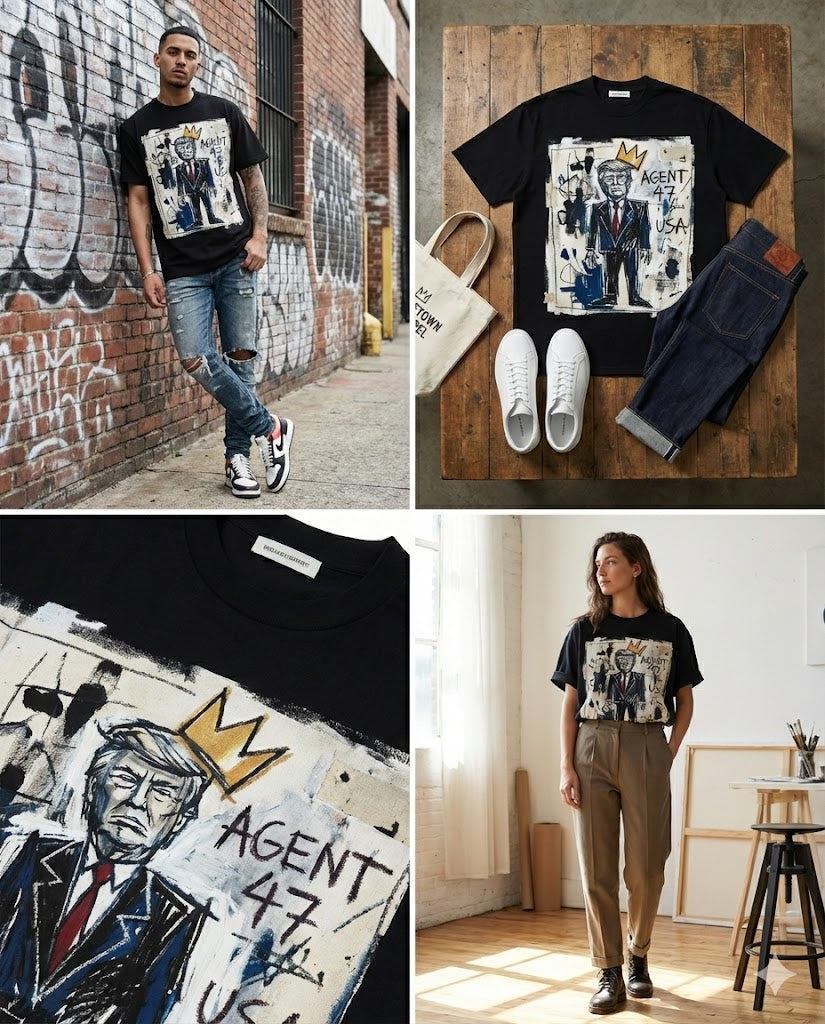 AGENT 47 | The "Crown & Chaos" Tee