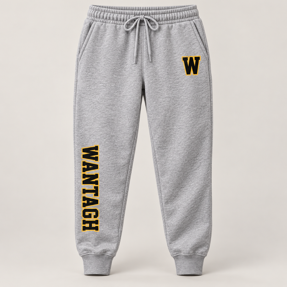 Wantagh Softball Varsity Joggers - Heather Gray front