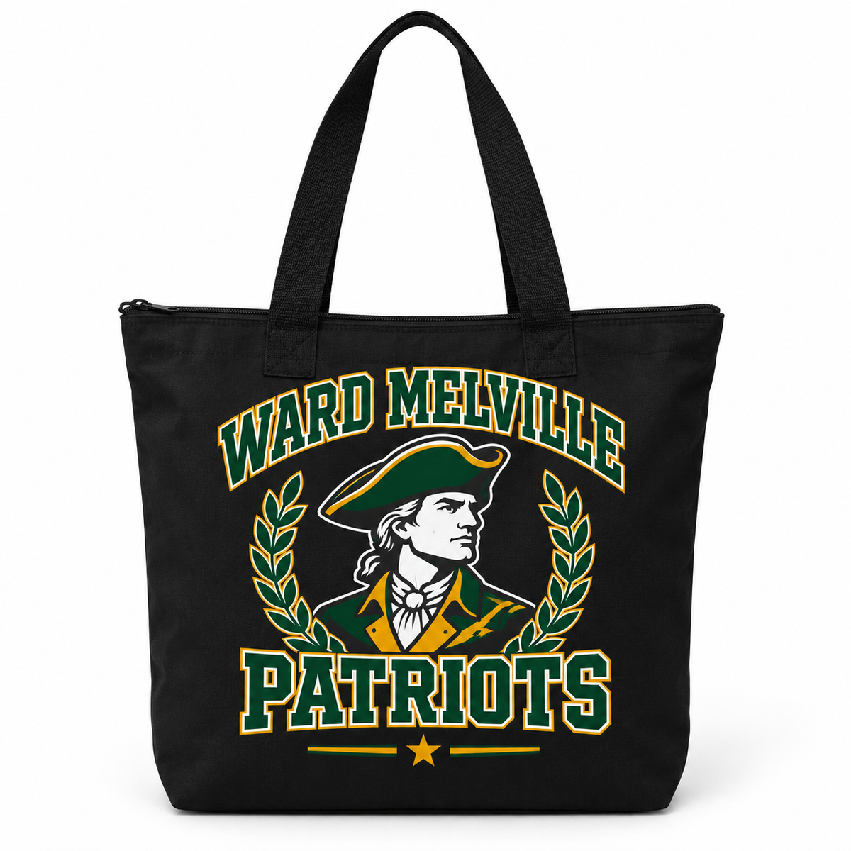 Ward Melville Patriots Collegiate Zip Tote Bag