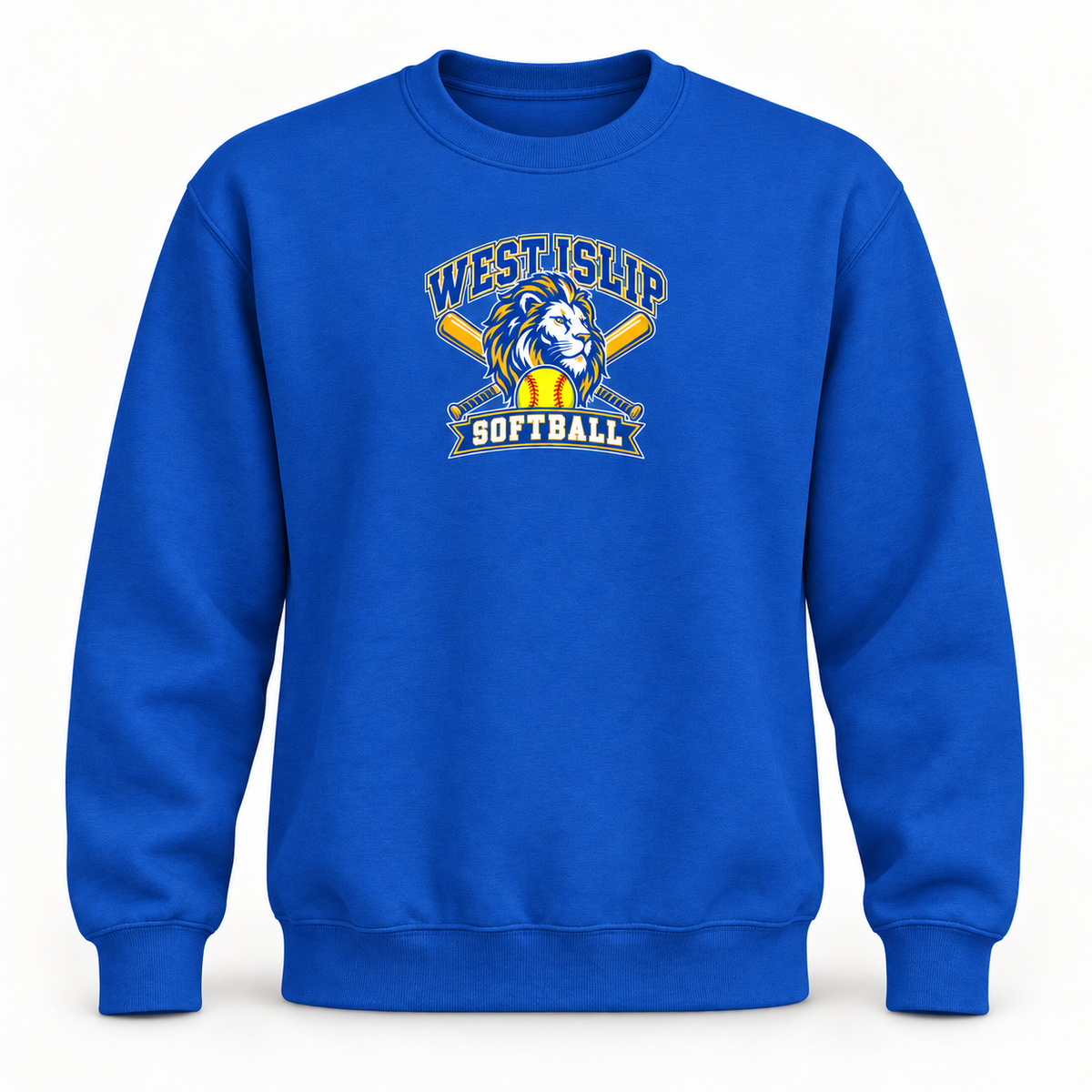 West Islip Softball crew royal front view