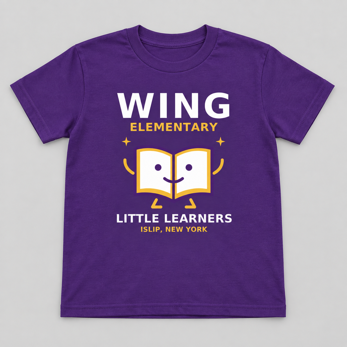 Purple Wing Elementary Little Learners youth cotton tee