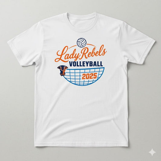 Lady Rebels Volleyball 2025 Custom Team Shirt