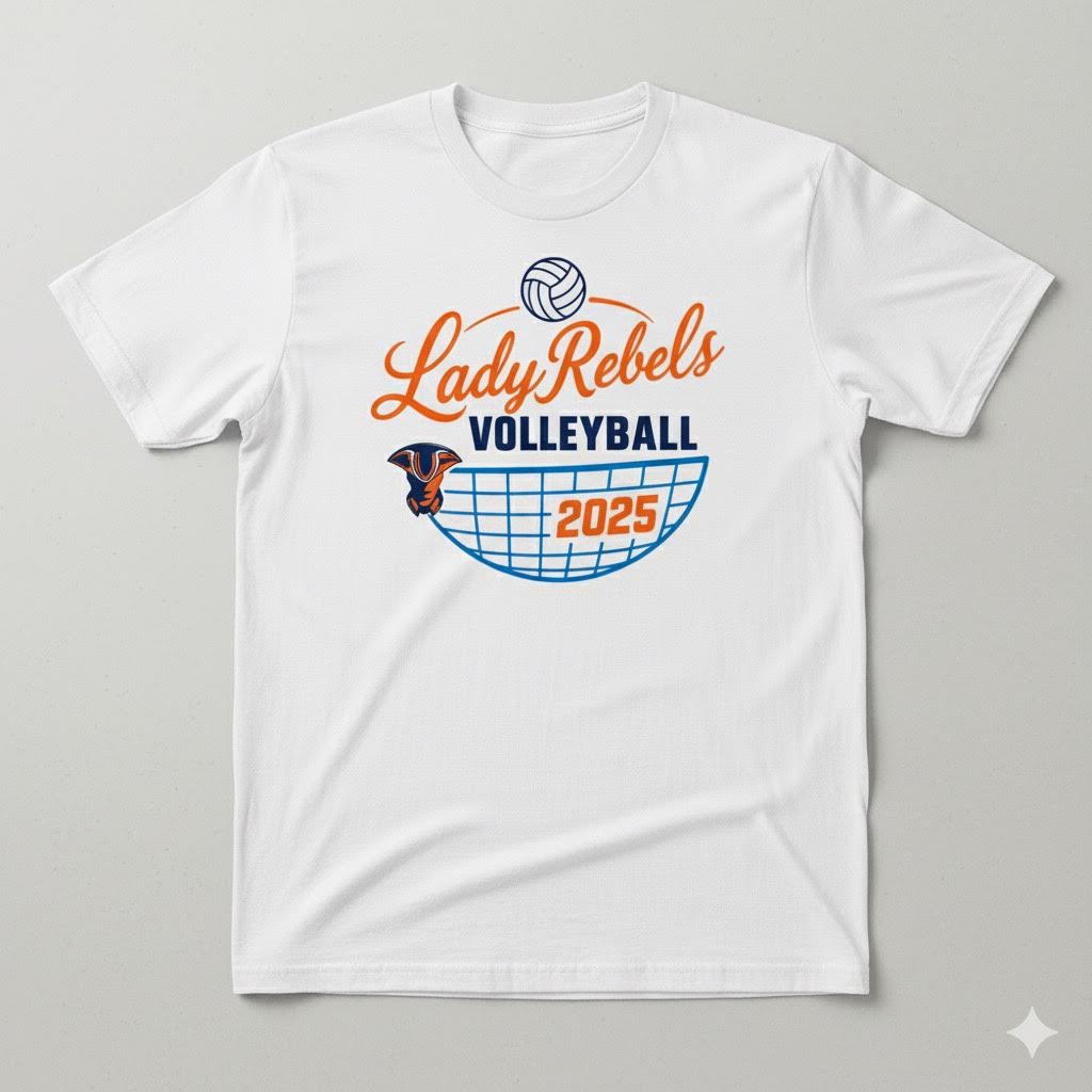 Lady Rebels Volleyball 2025 Custom Team Shirt