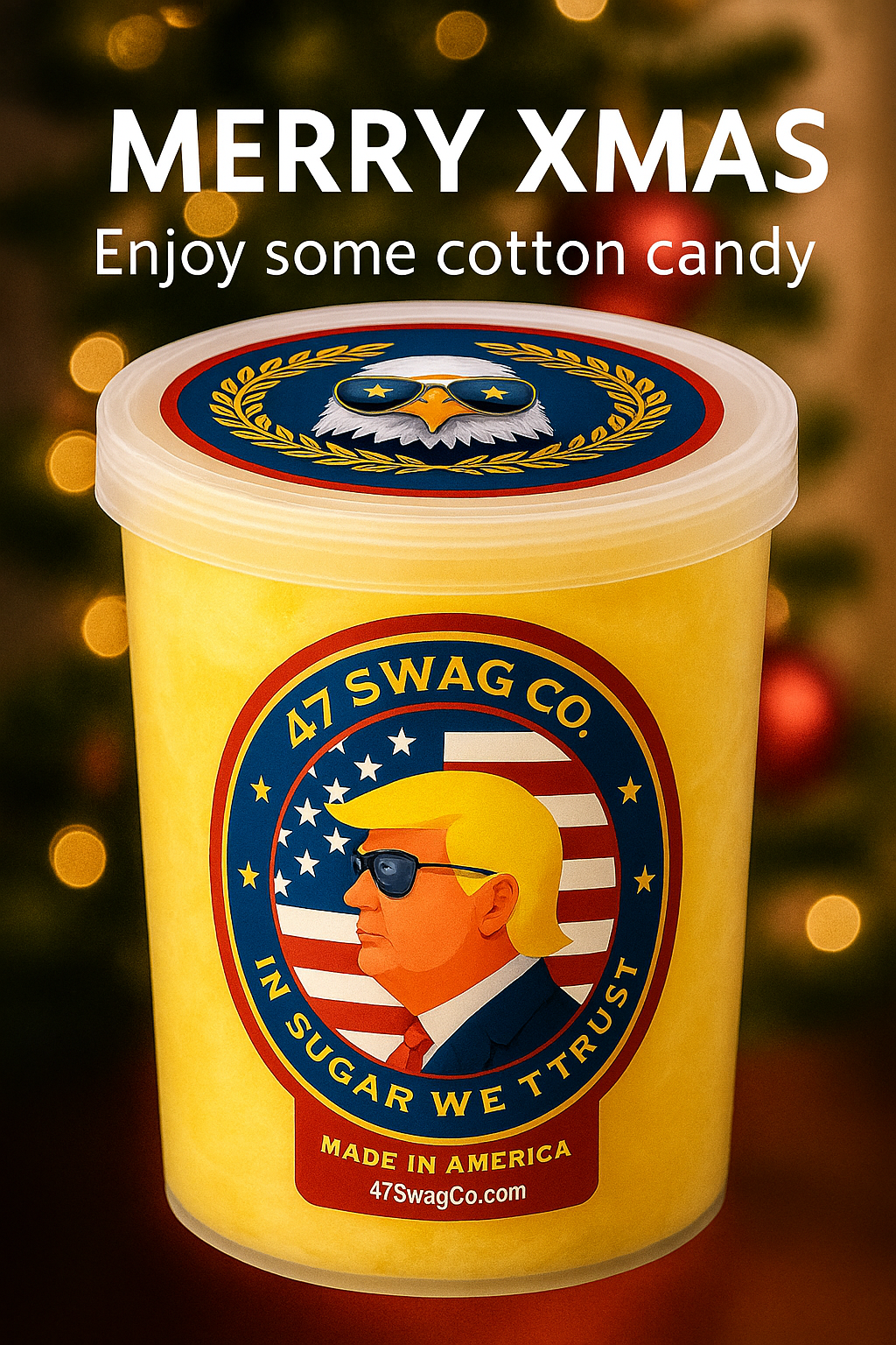 Trump Hair Cotton Candy – by 47 Swag Co.