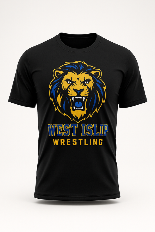 WEST ISLIP WRESTLING: The Lion Standard Tee 👑