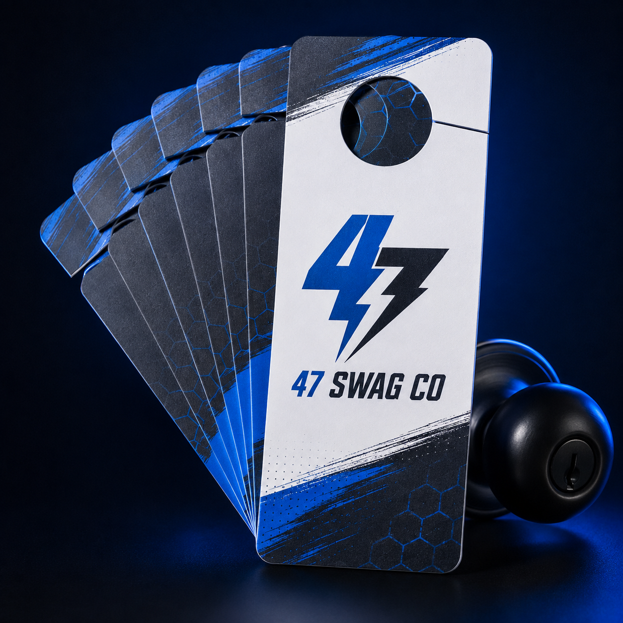 47 Swag Co custom business door hangers