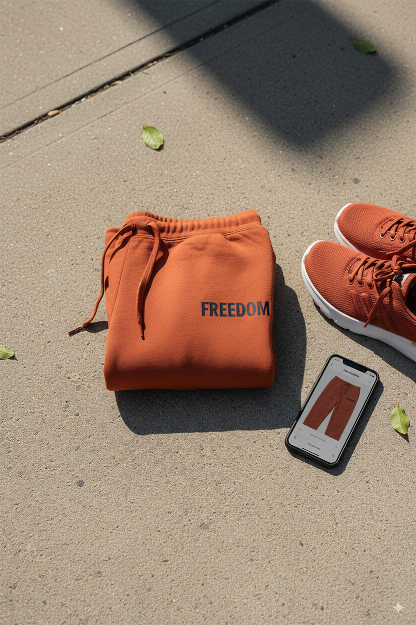FREEDOM Collection Sweatpants — Red/Black (47SwagCo® Edition)