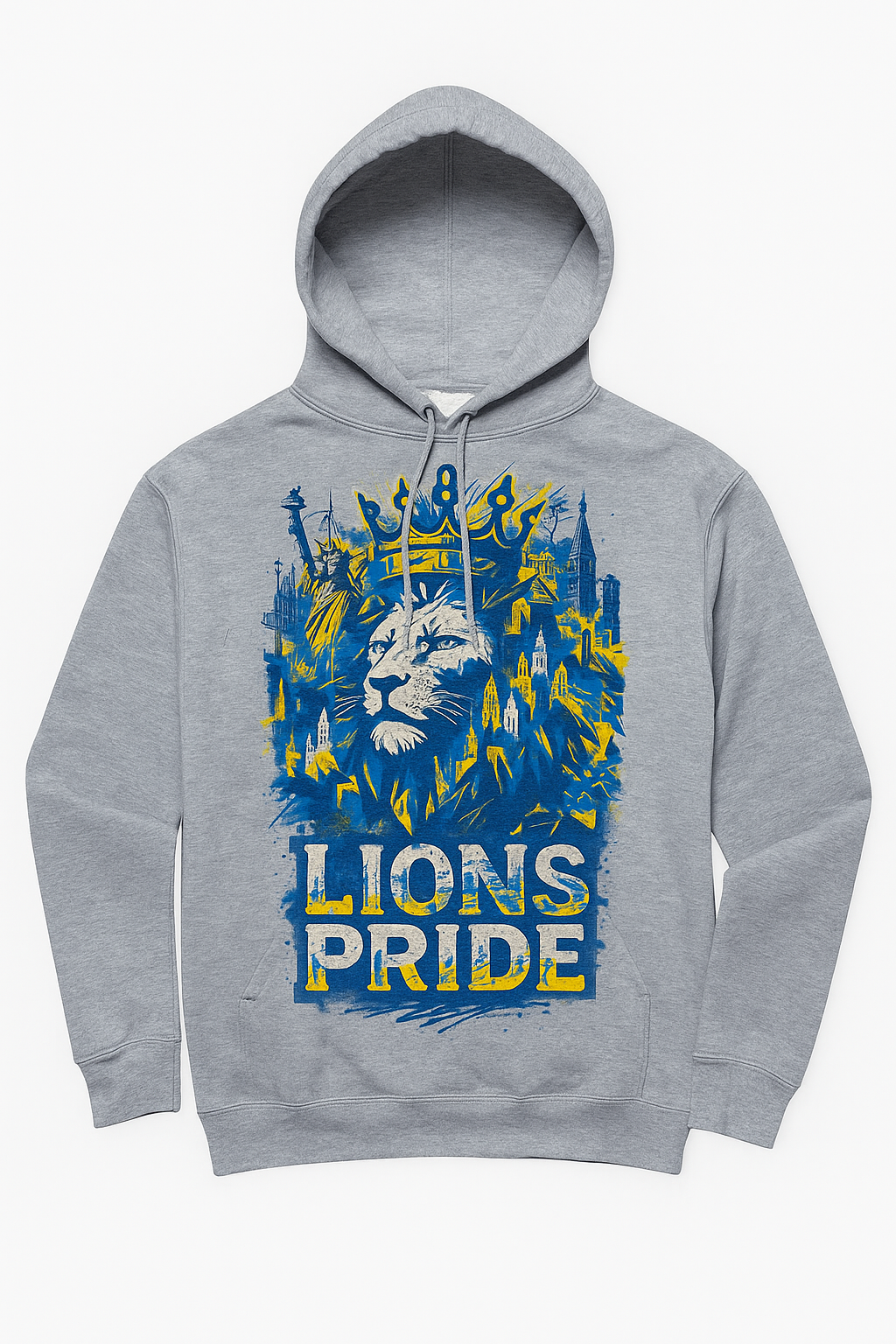 Lions Pride Heather Grey Hoodie