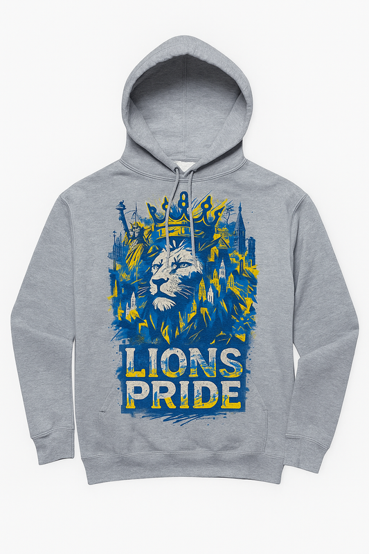 Lions Pride Heather Grey Hoodie