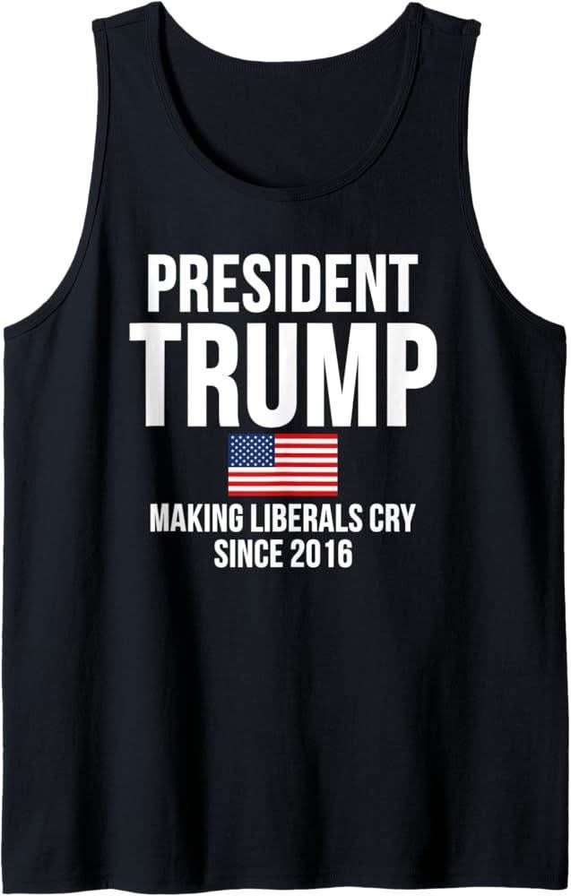 President Trump: Making Liberals Cry Since 2016 – Men's Premium Tank Top
Make a Bold Statement.