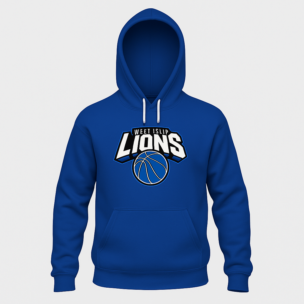 The West Islip Lions Basketball Collection= TSHIRT HOODIE 2 PACK