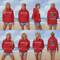 Thumbnail for FREEDOM × Charlie Kirk Tribute Hoodie (Limited Edition)