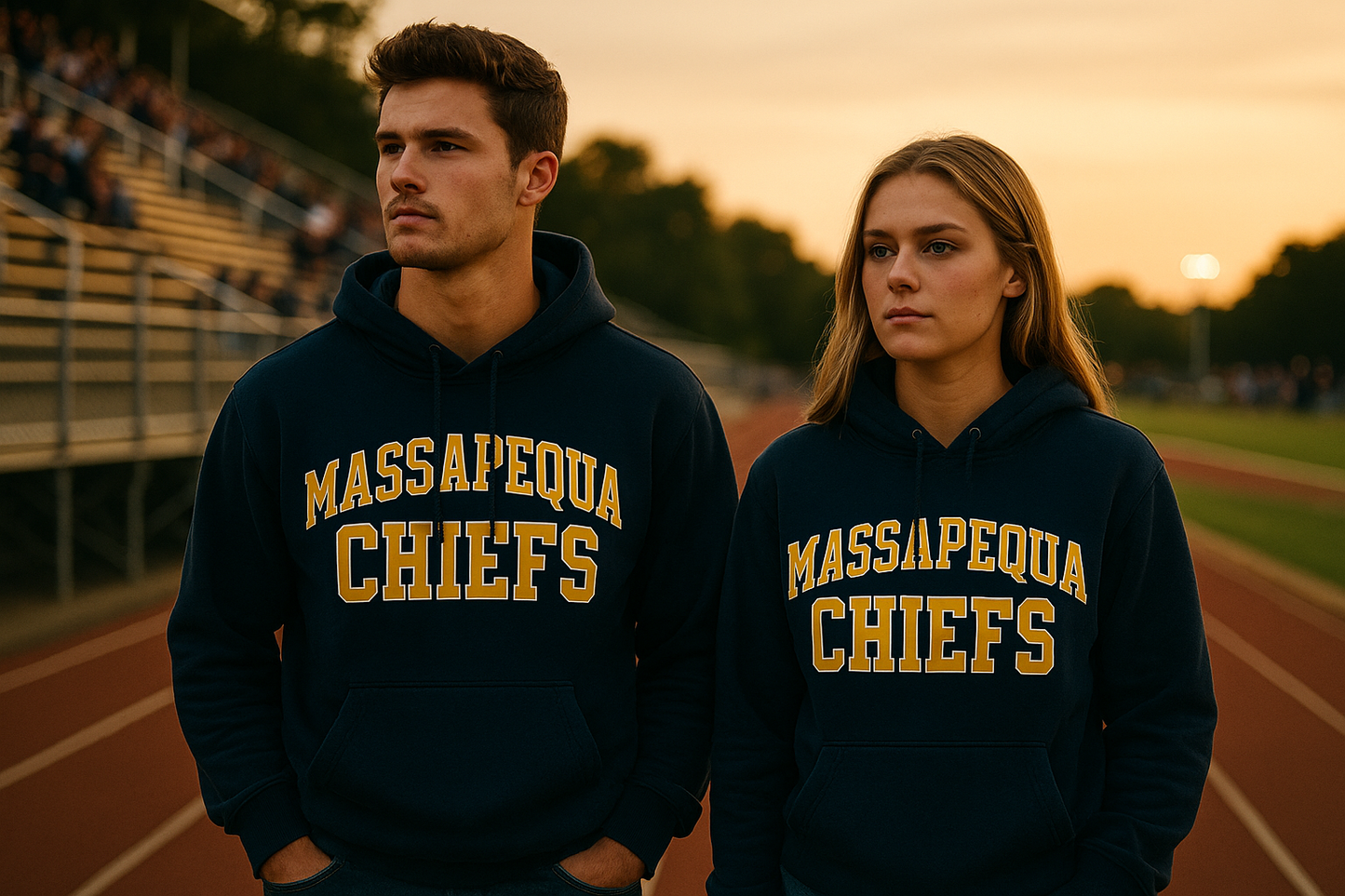 Massapequa Chiefs Heavyweight  Hoodie