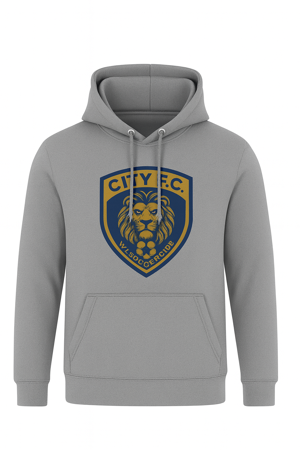 West Islip Soccer Club City F.C. Heather Gray Premium Hoodie – Limited Club Edition