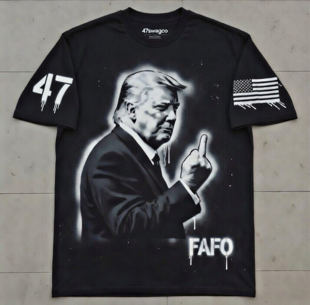 Trump FAFO Graffiti Tee - 47th President Edition