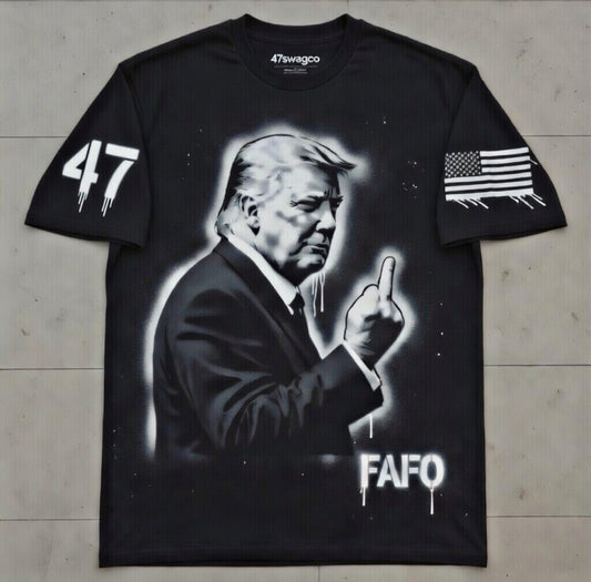 Trump FAFO Graffiti Tee - 47th President Edition