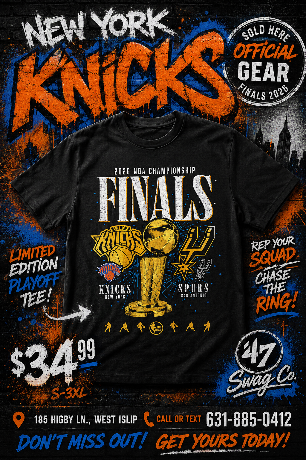 New York Knicks Finals 2026 Championship Tee – Limited Edition Playoff Shirt