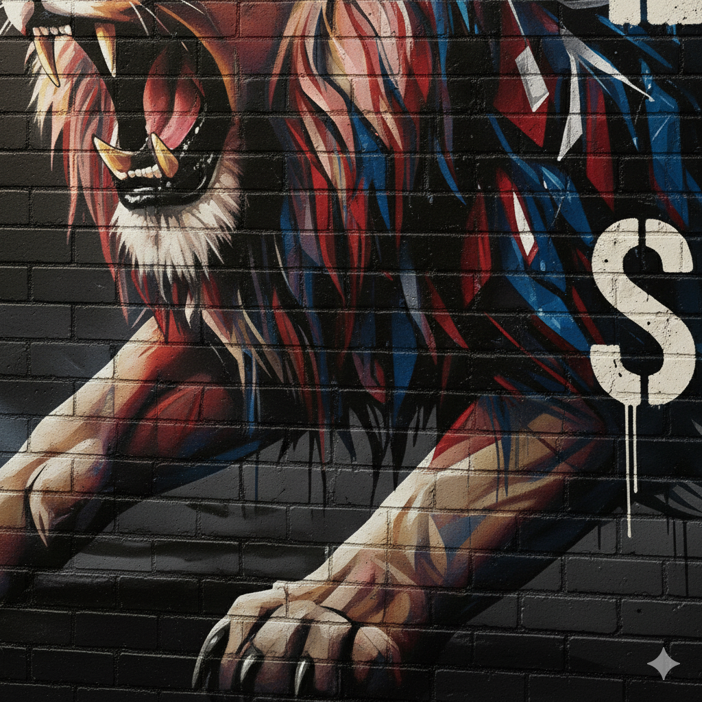 LIONS NOT SHEEP CANVAS (20X30)