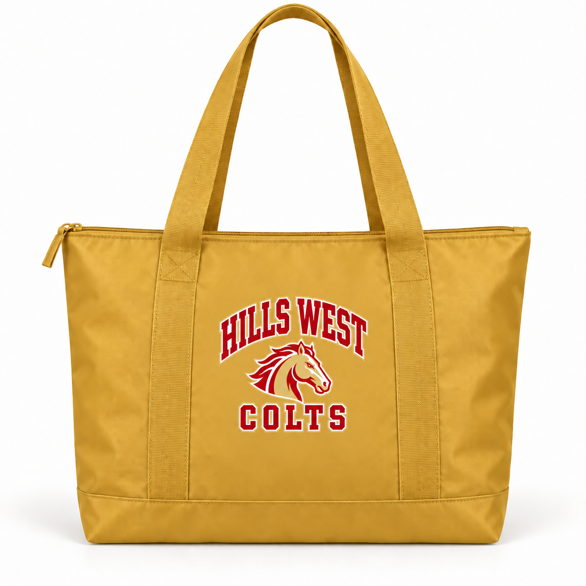 Half Hollow Hills West Colts Campus Zippered Tote Bag