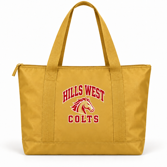Half Hollow Hills West Colts Campus Zippered Tote Bag