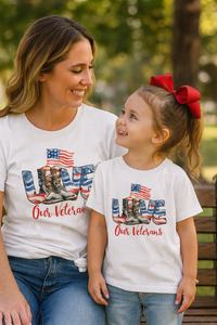 Thumbnail for LOVE Our Veterans T-Shirt