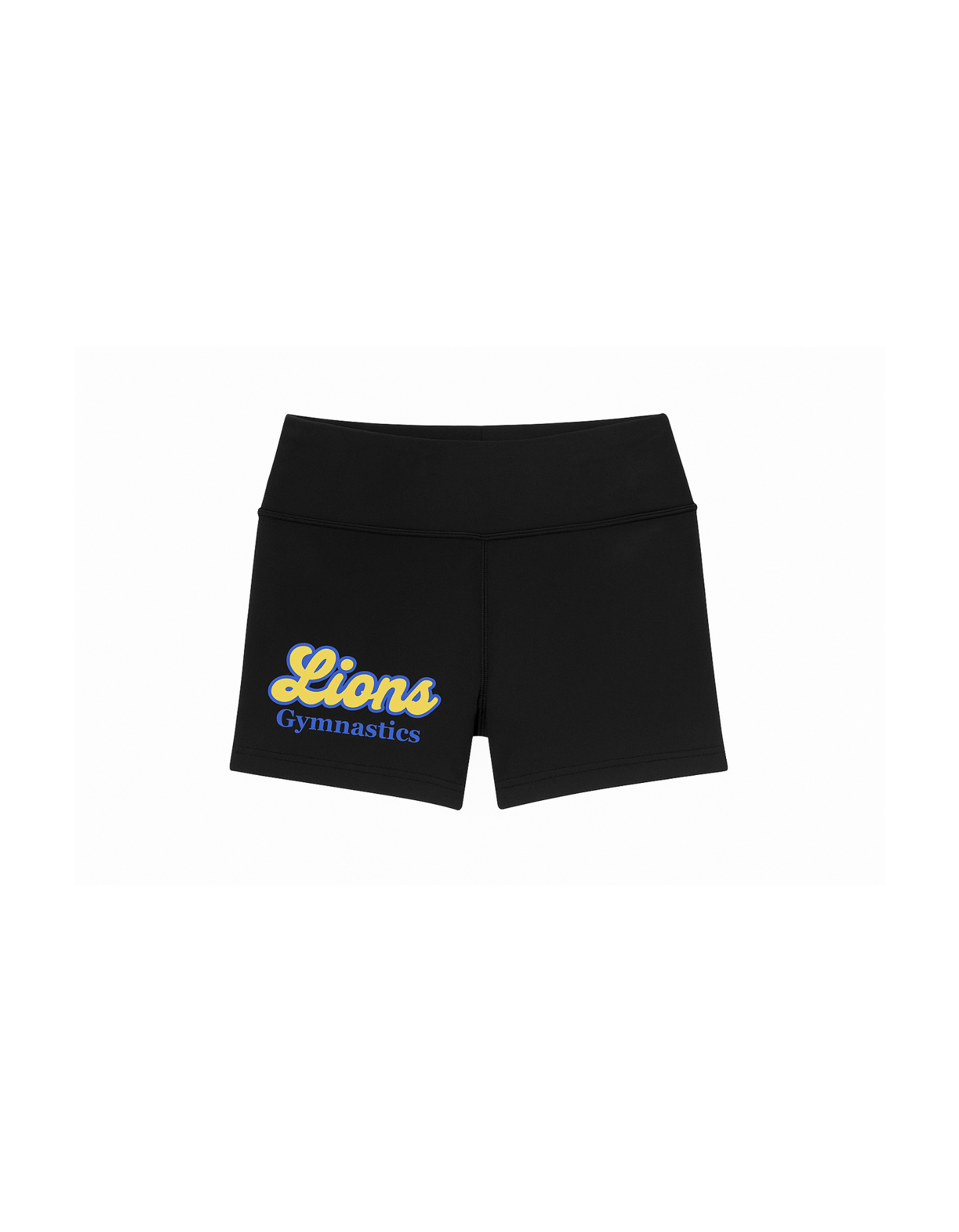 WI Gymnastics 3' Inseam Stretch Shorts Black