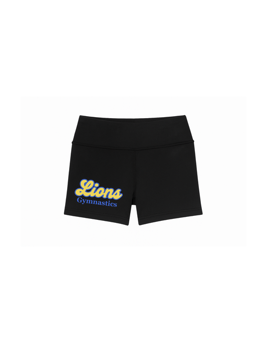 WI Gymnastics 3' Inseam Stretch Shorts Black