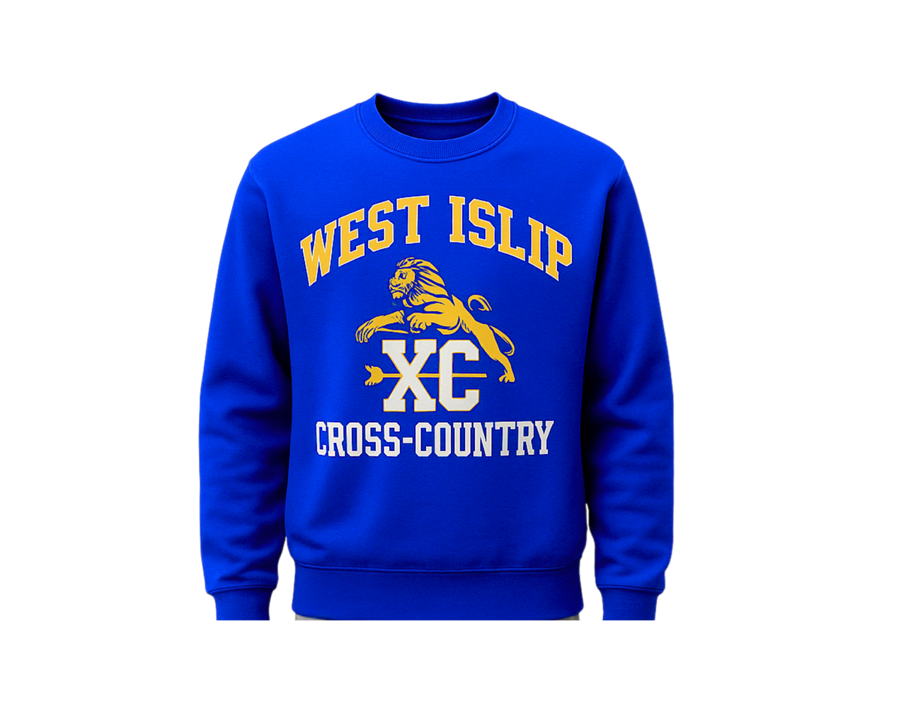 WI Cross Country Royal Blue Crewneck Premium Sweatshirt