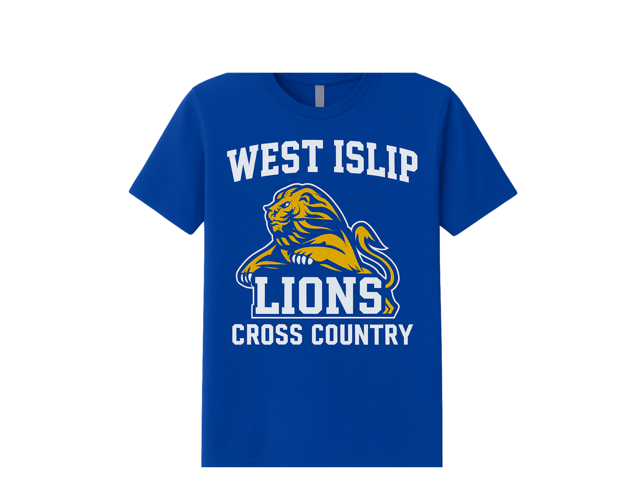 WI Cross Country Royal Blue Lions Tshirt