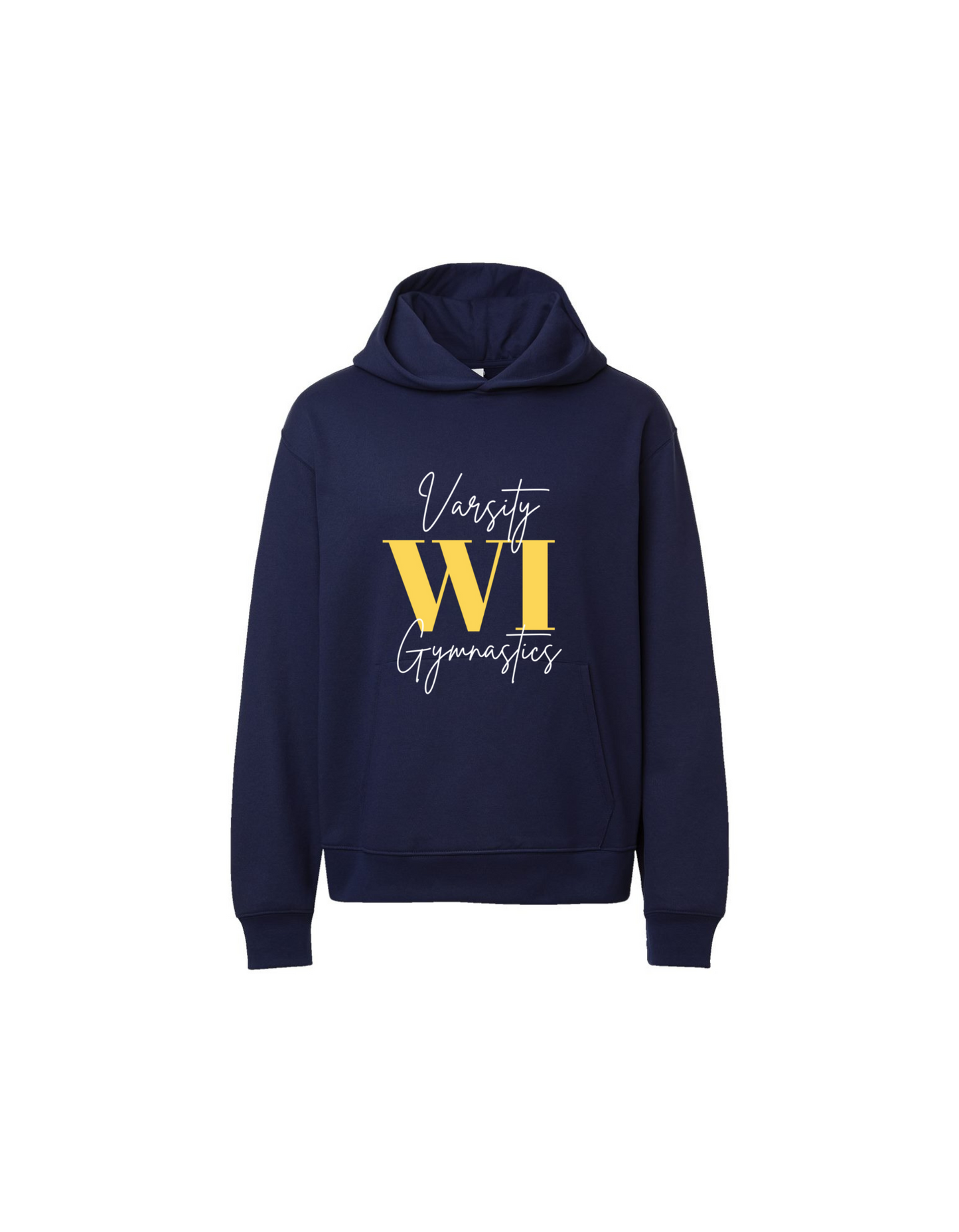 WI Gymnastics Hoodie Navy