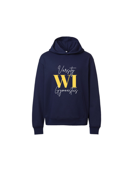 WI Gymnastics Hoodie Navy