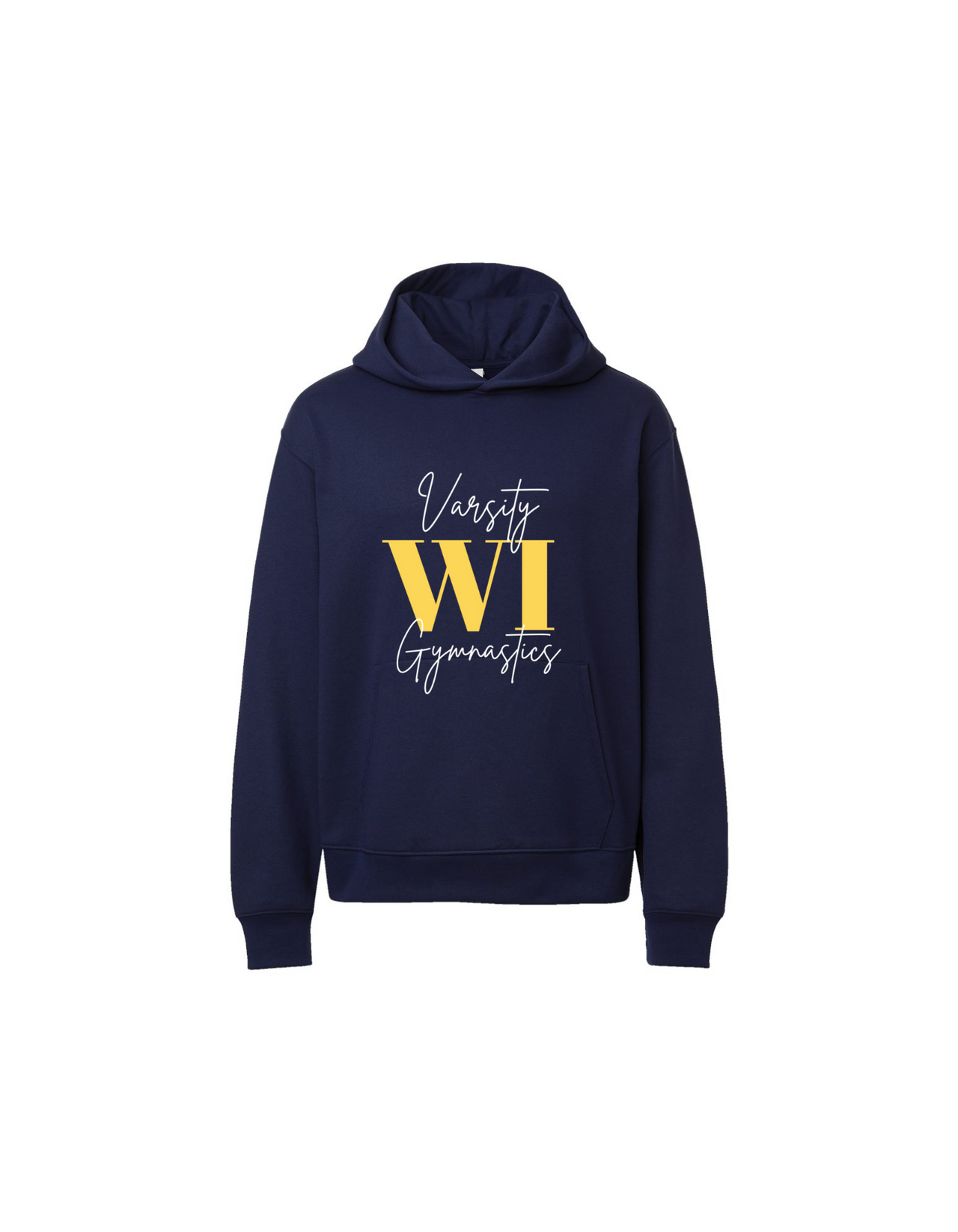 WI Gymnastics Hoodie Navy