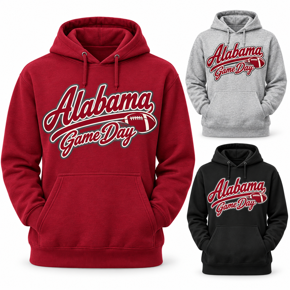 Alabama Game Day Script Pullover Hoodie — product thumbnail