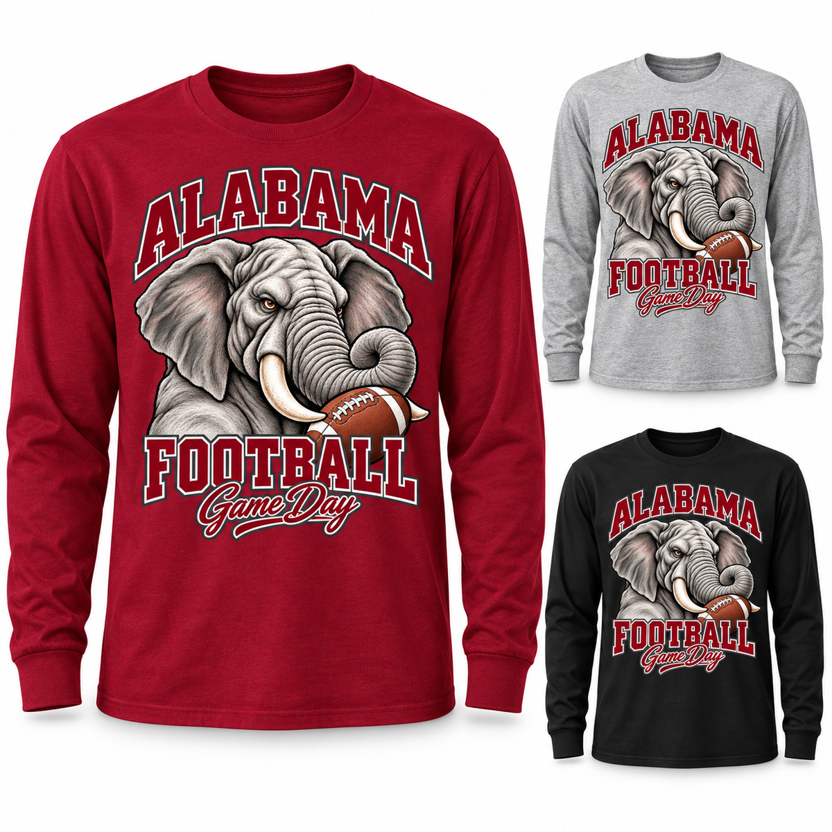 Alabama Mascot Long Sleeve T-Shirt — product thumbnail