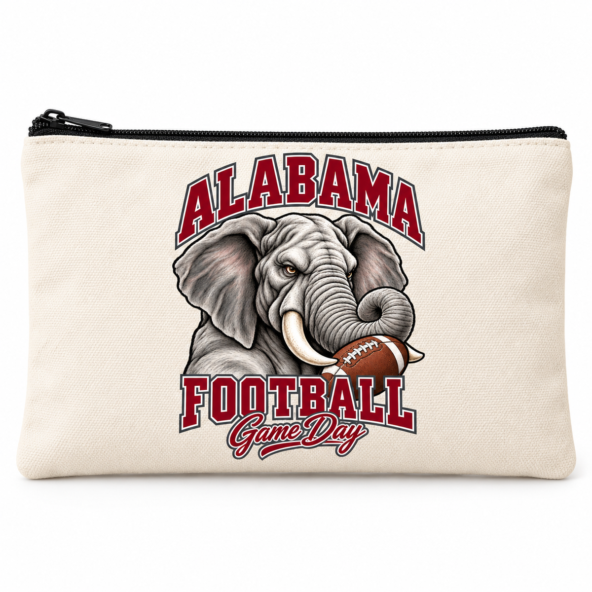 Alabama Mascot Zippered Pencil Pouch — product thumbnail