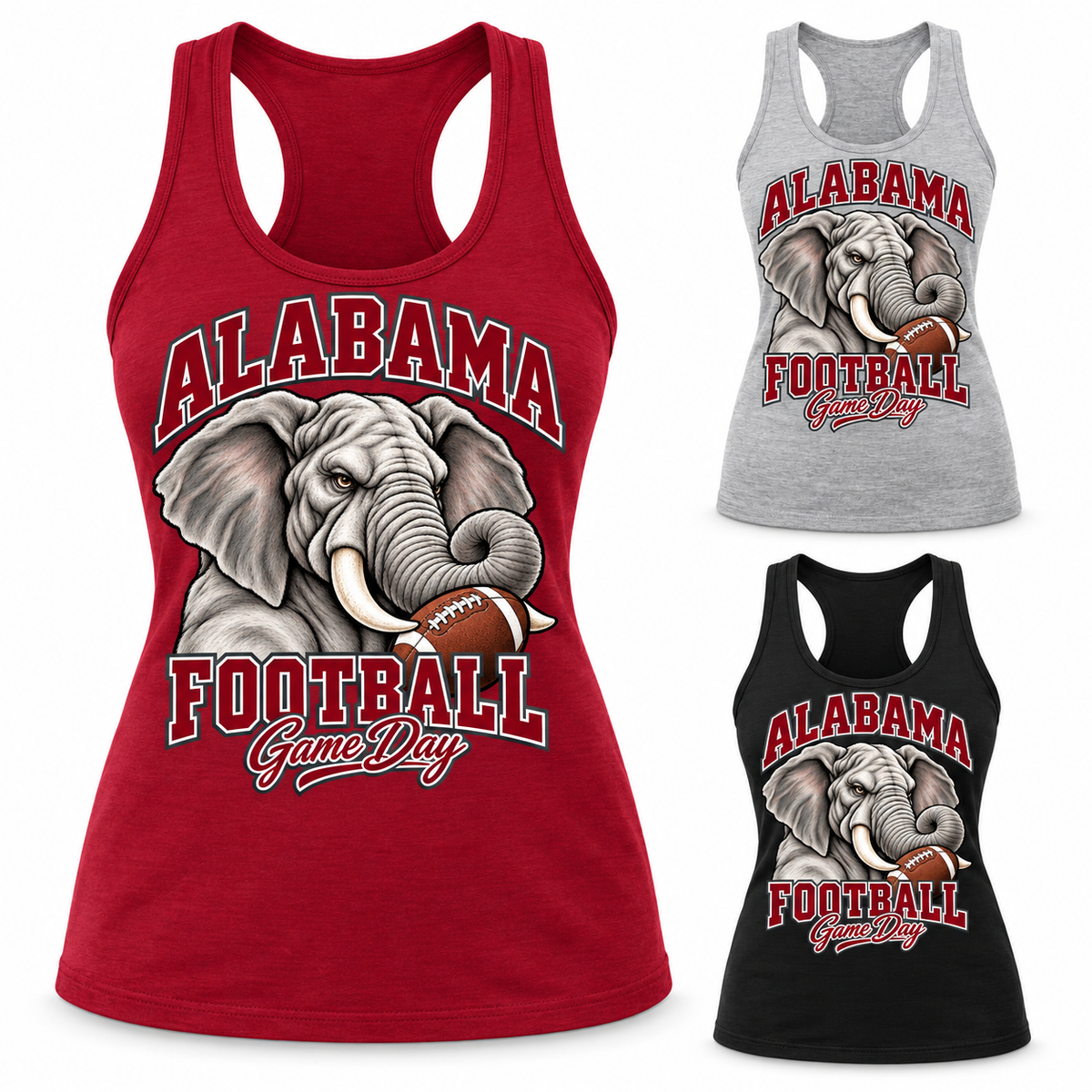 Alabama Women's Mascot Racerback Tank — product thumbnail