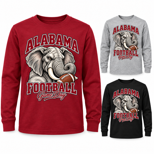 Alabama Youth Mascot Long Sleeve T-Shirt — product thumbnail