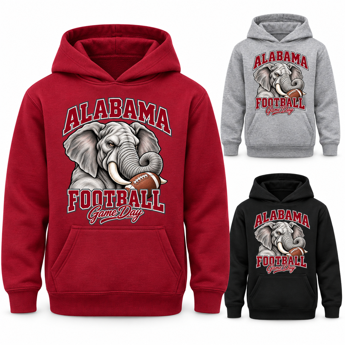Alabama Youth Mascot Pullover Hoodie — product thumbnail